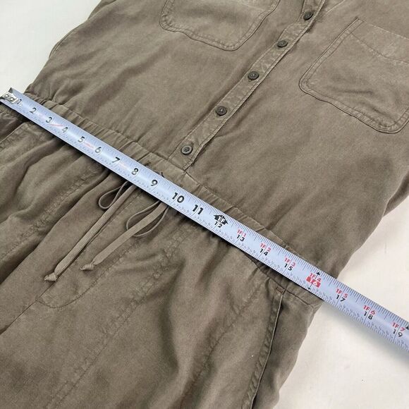 Cloth & Stone Amelia Utility Jumpsuit M Olive Boho utility army - Picture 8 of 16